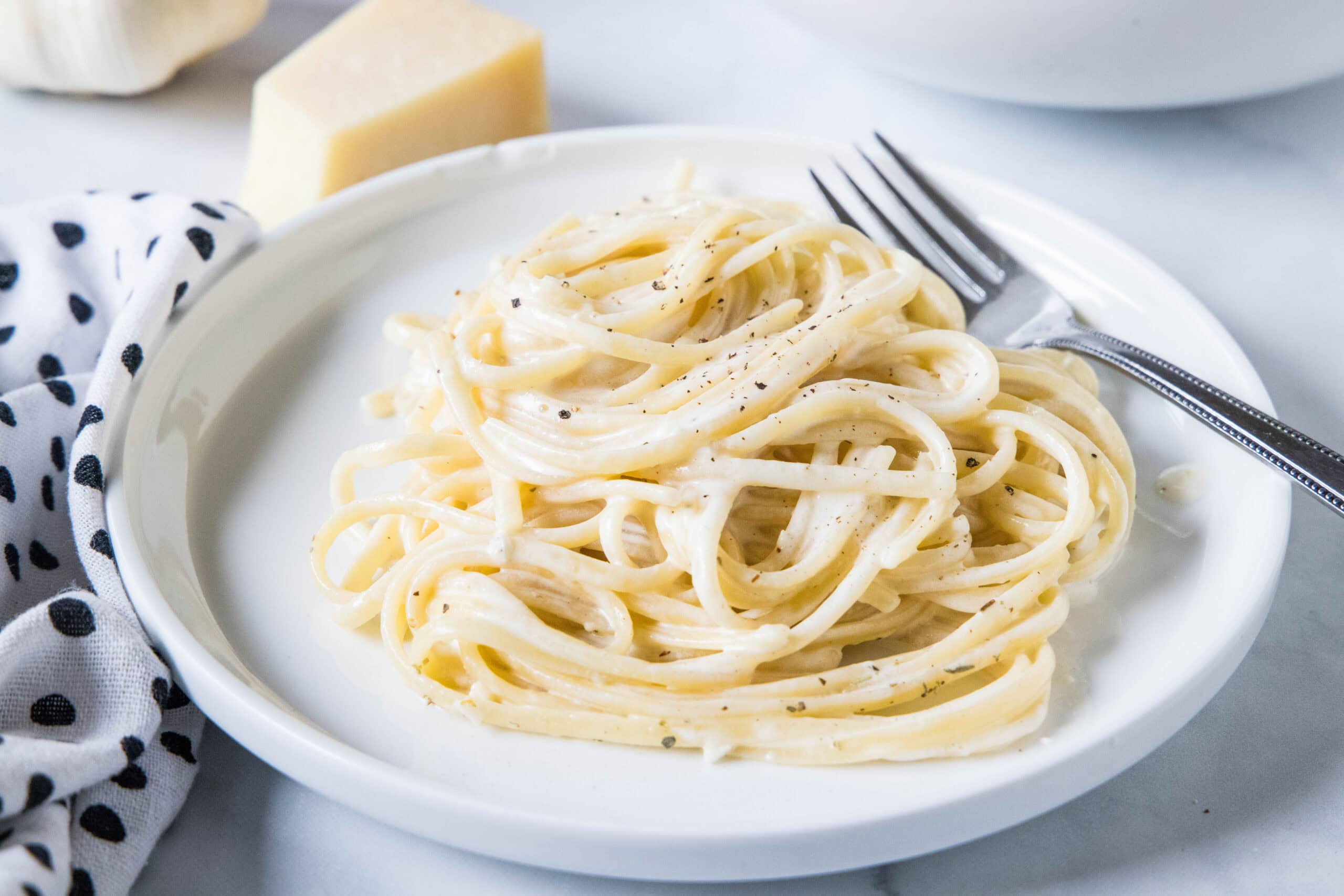 Pasta Alfredo: A rich, buttery sauce with Parmesan cheese (more popular in the U.S